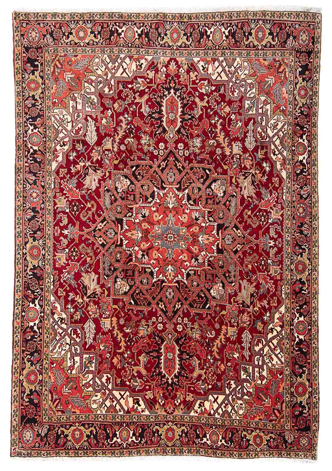 Perser Rug - Nomadic - 334 x 265 cm - dark red