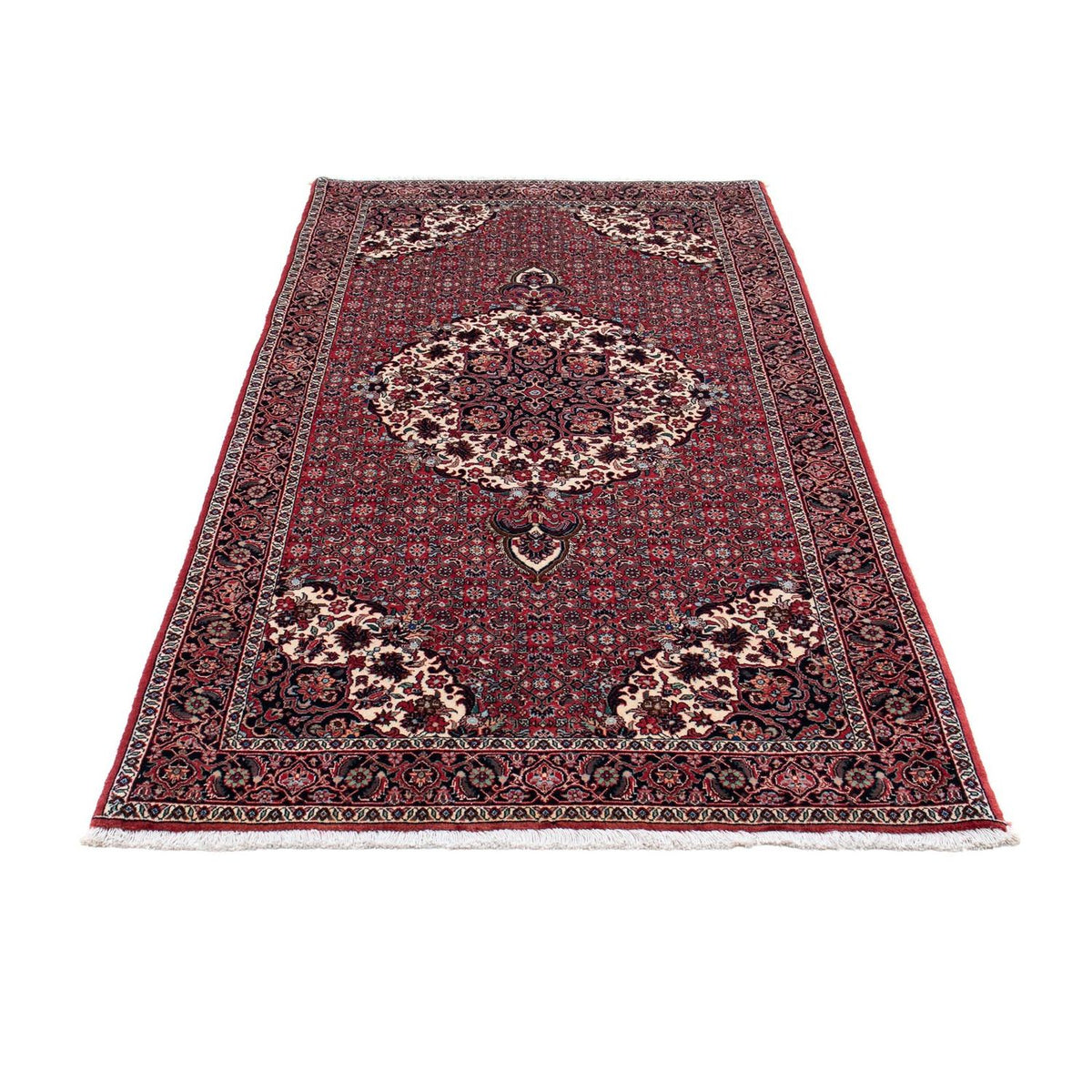 Runner Perser Rug - Bidjar - 194 x 100 cm - dark red