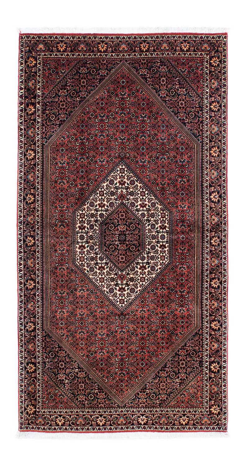 Runner Perser Rug - Bidjar - 205 x 102 cm - dark red