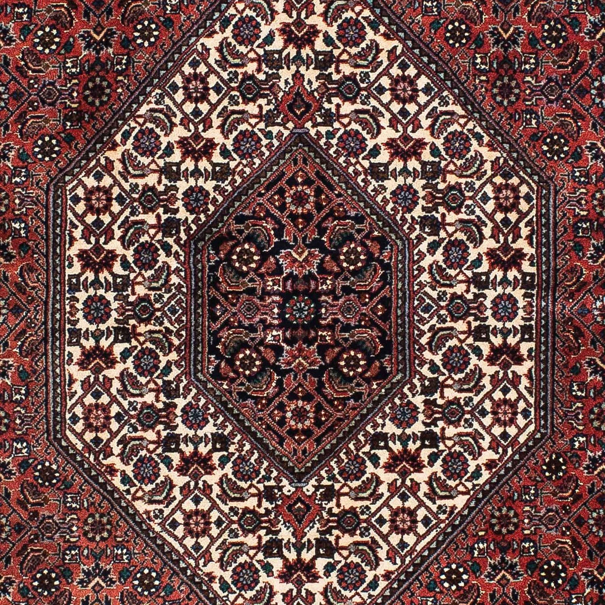 Runner Perser Rug - Bidjar - 205 x 102 cm - dark red