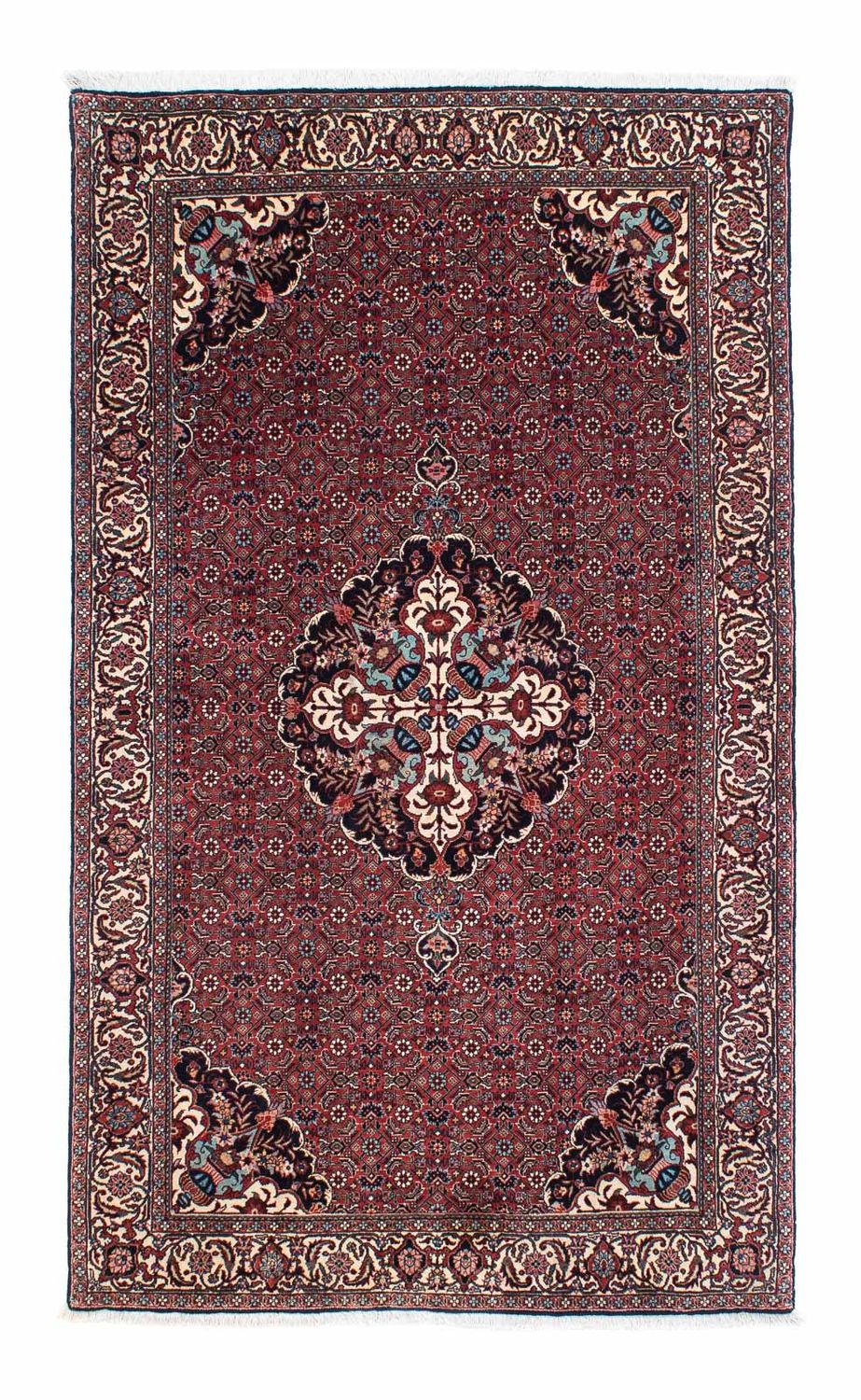 Perser Rug - Bidjar - 194 x 114 cm - dark red