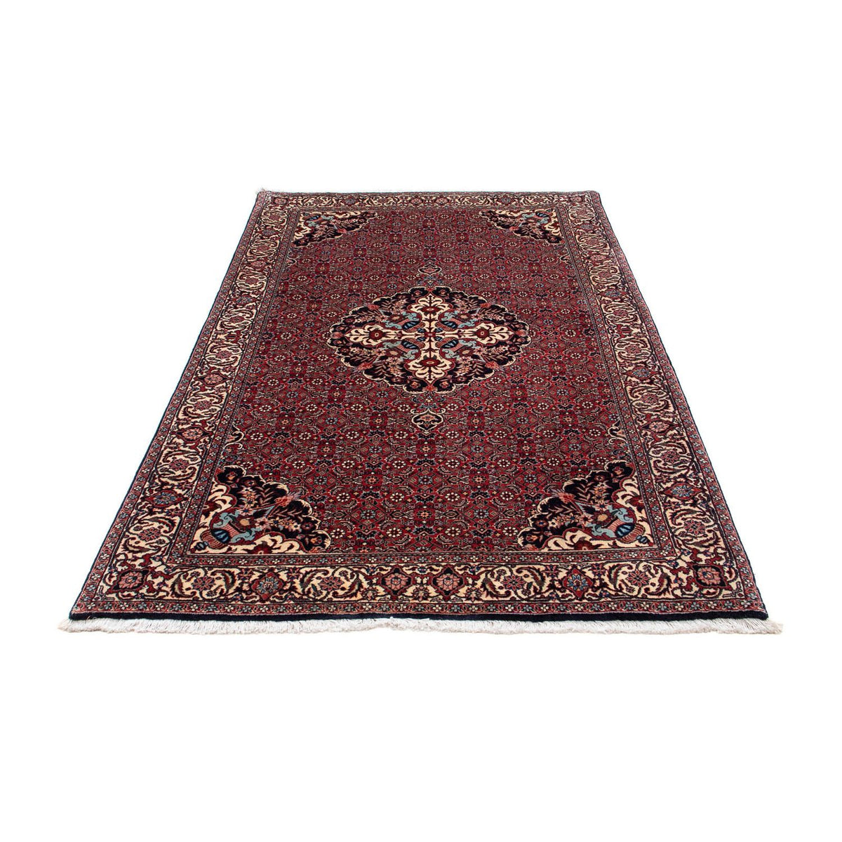 Perser Rug - Bidjar - 194 x 114 cm - dark red