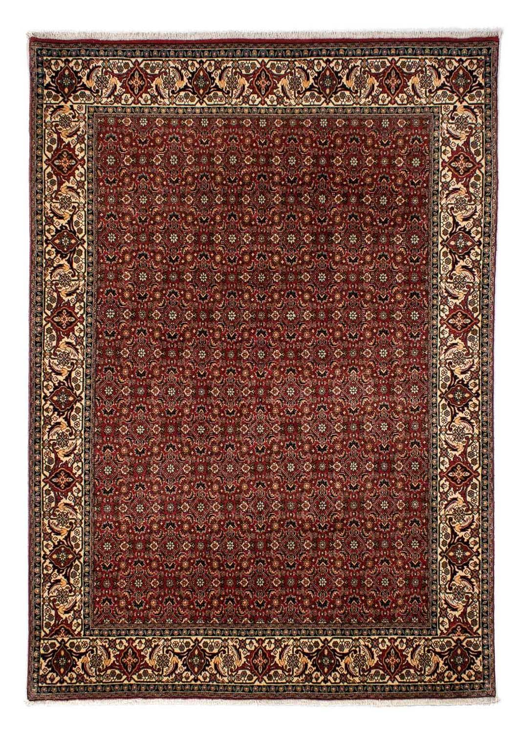 Perser Rug - Bidjar - 275 x 196 cm - dark red