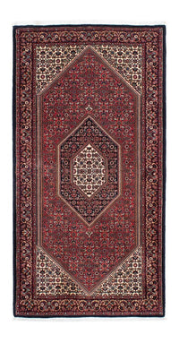 Runner Perser Rug - Bidjar - 195 x 100 cm - dark blue