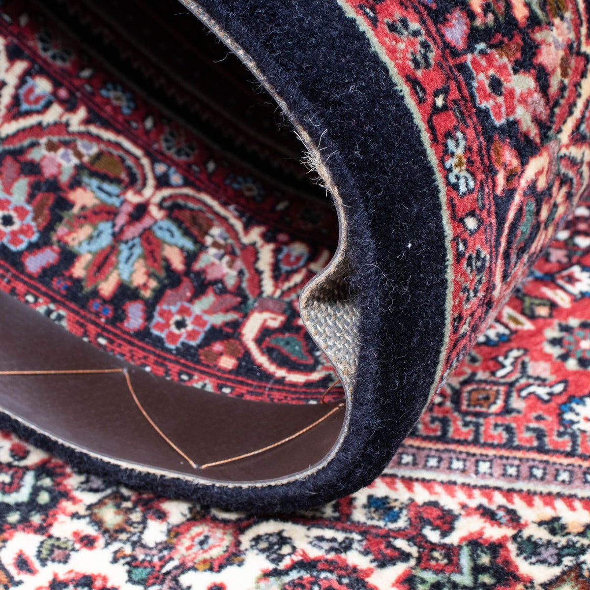 Runner Perser Rug - Bidjar - 195 x 100 cm - dark blue