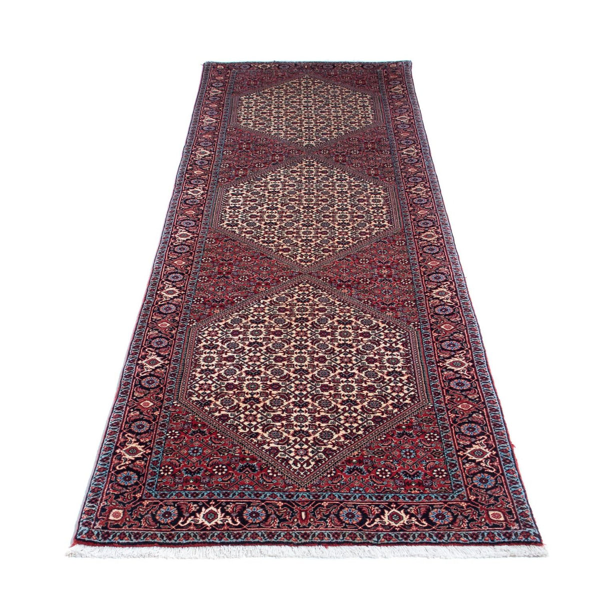 Runner Perser Rug - Bidjar - 282 x 78 cm - light red