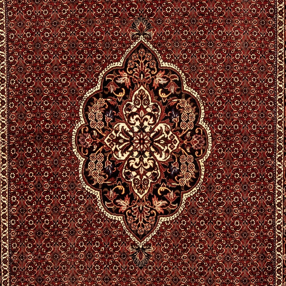Runner Perser Rug - Bidjar - 297 x 102 cm - dark red