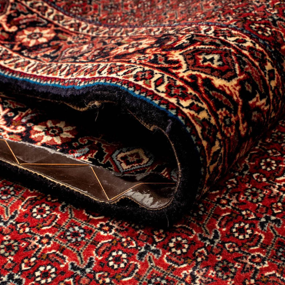 Runner Perser Rug - Bidjar - 297 x 102 cm - dark red