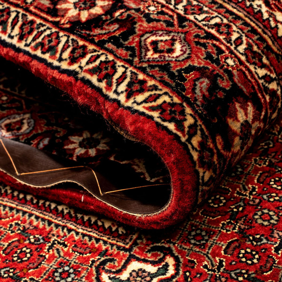 Runner Perser Rug - Bidjar - 305 x 84 cm - dark red