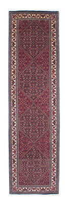 Runner Perser Rug - Bidjar - 303 x 84 cm - red