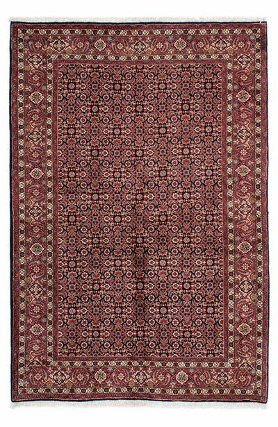 Bidjar - Zanjan Rug 141x213cm - Persian Rugs - dark brown