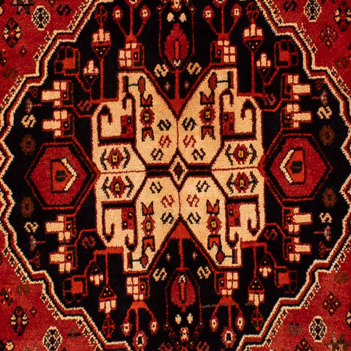 Perser Rug - Nomadic - 282 x 213 cm - dark red