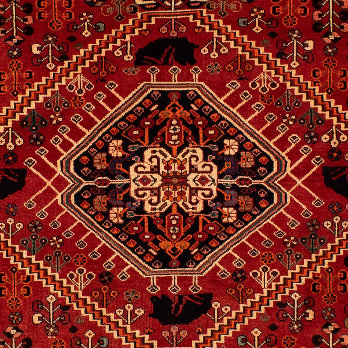 Perser Rug - Nomadic - 273 x 198 cm - dark red