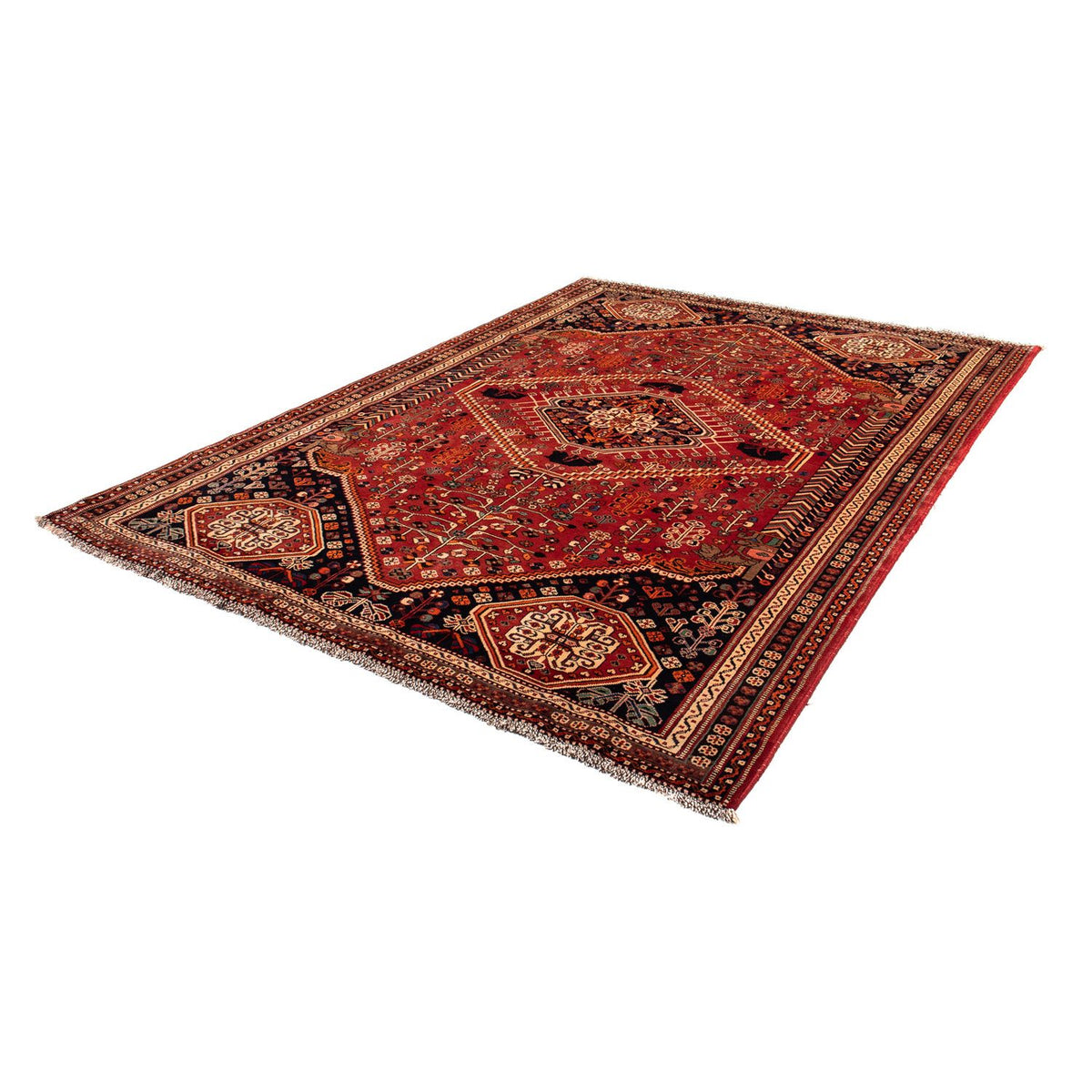 Perser Rug - Nomadic - 273 x 198 cm - dark red