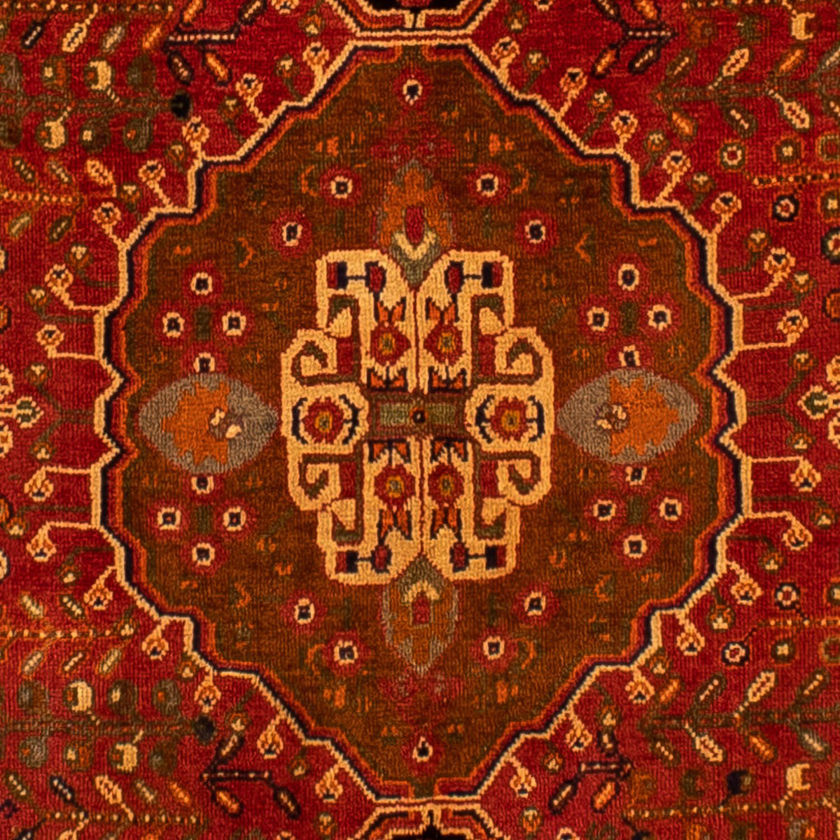 Perser Rug - Nomadic - 280 x 184 cm - dark red