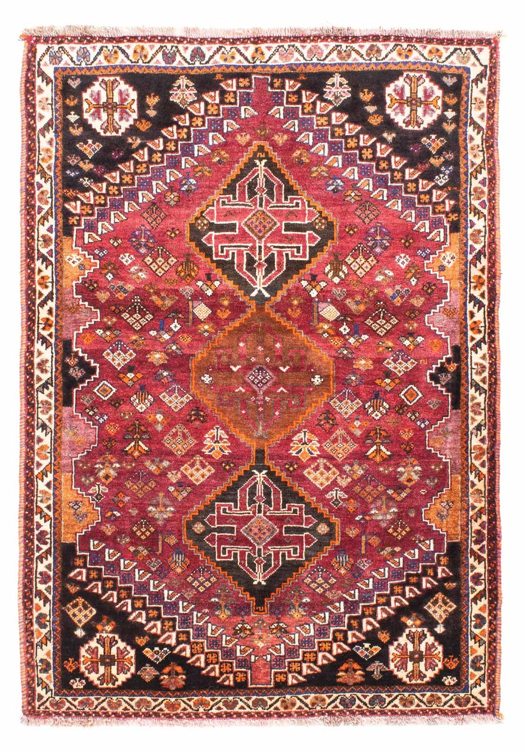 Perser Rug - Nomadic - 160 x 109 cm - dark red
