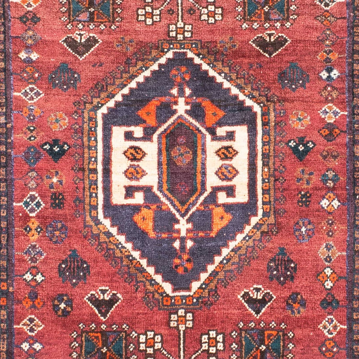 Perser Rug - Nomadic - 152 x 107 cm - dark red