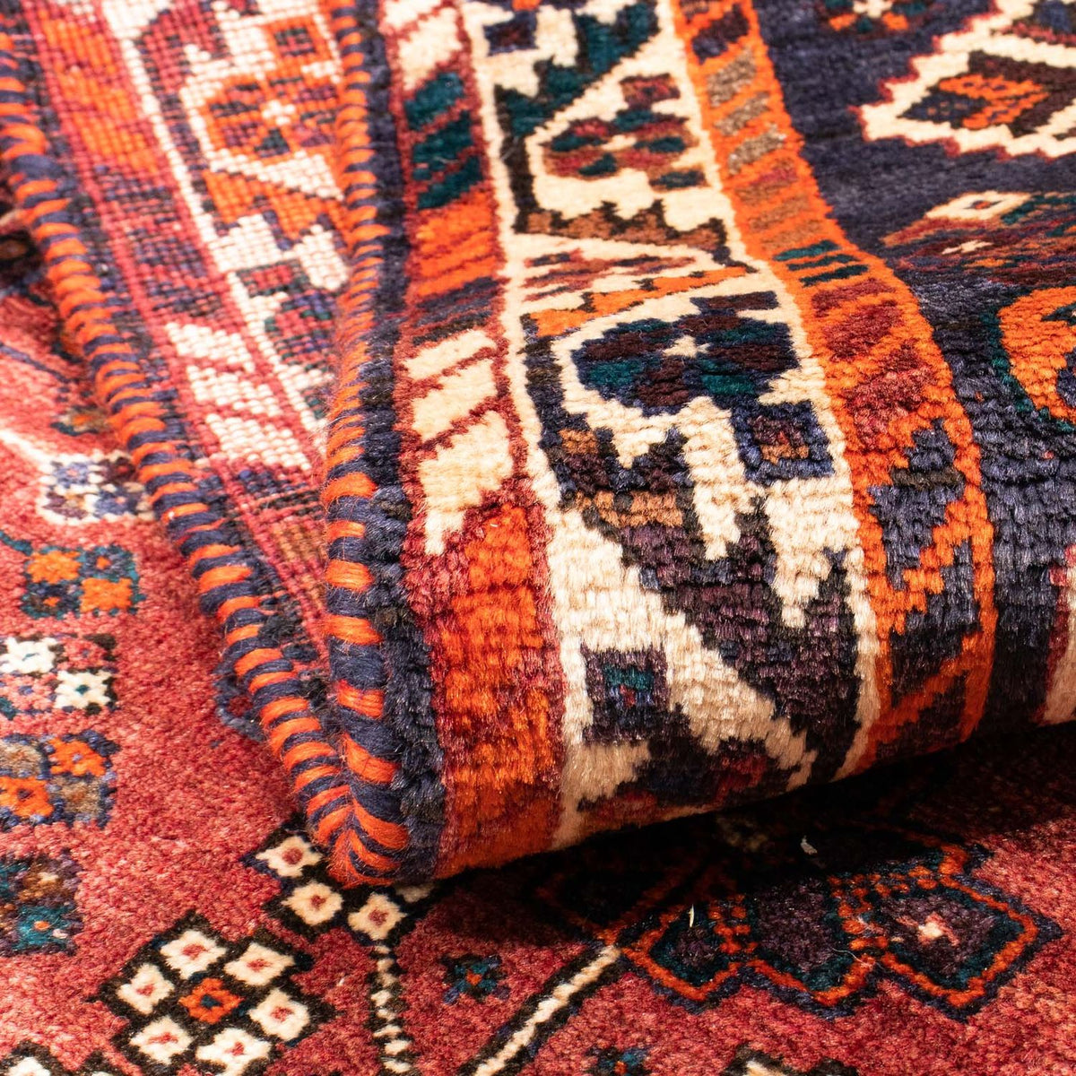 Perser Rug - Nomadic - 152 x 107 cm - dark red