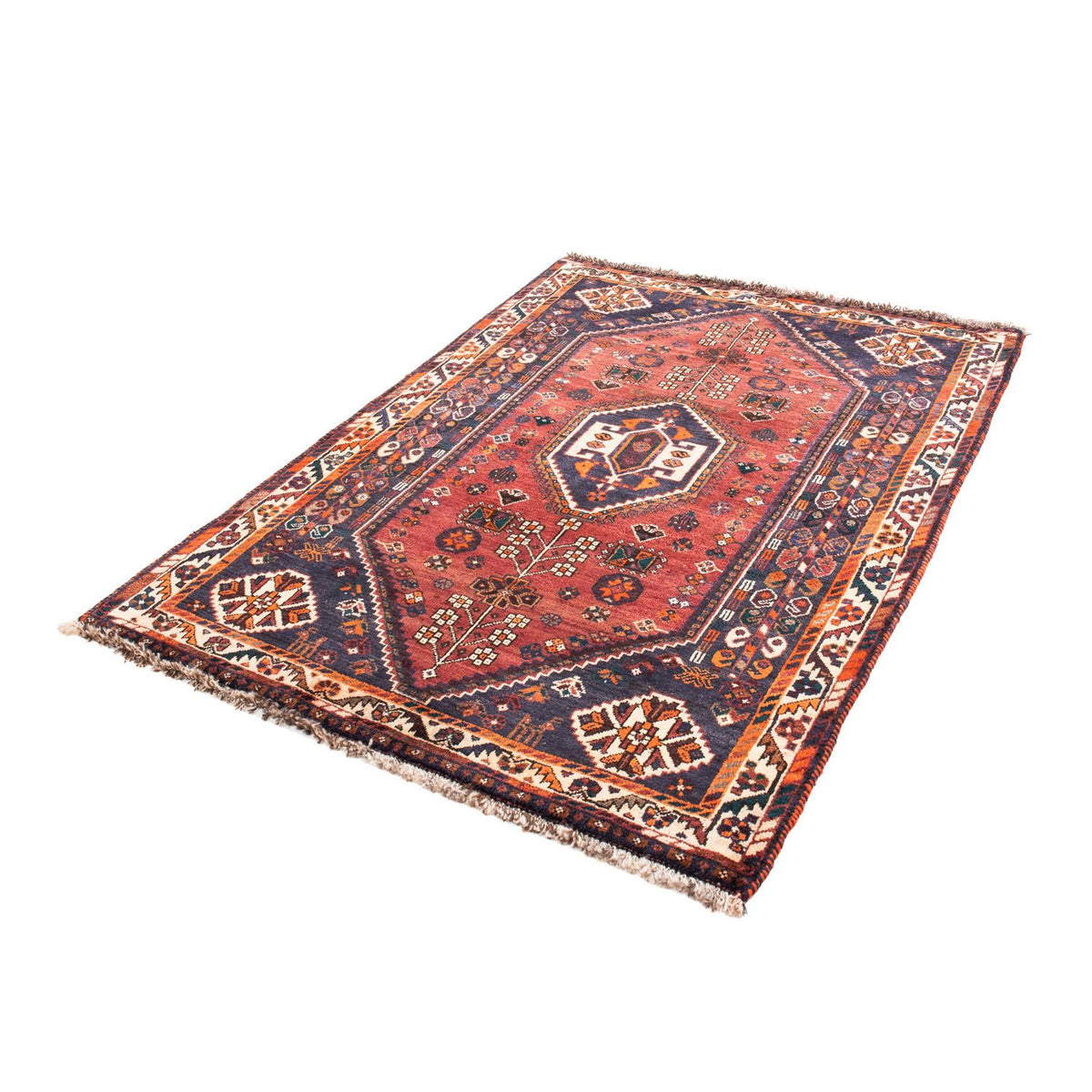Perser Rug - Nomadic - 152 x 107 cm - dark red