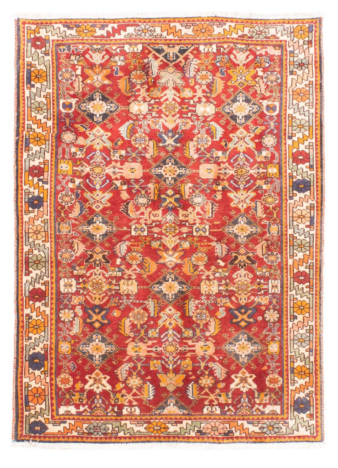 Perser Rug - Nomadic - 149 x 105 cm - dark red