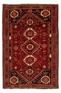 Perser Rug - Nomadic - 272 x 185 cm - dark red