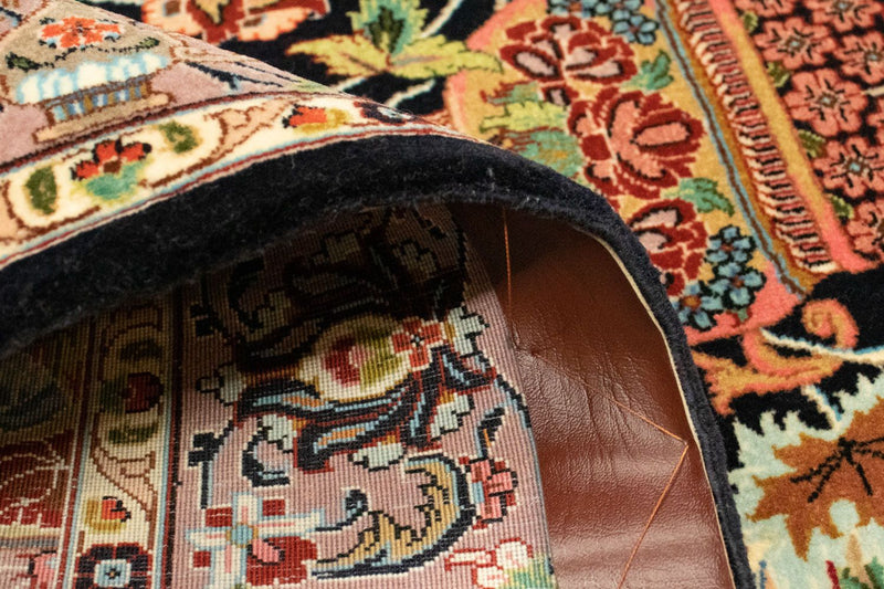 Perser Rug - Ghom - 156 x 102 cm - black