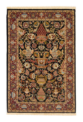Perser Rug - Ghom - 149 x 101 cm - black