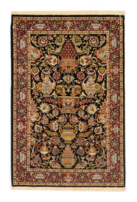 Perser Rug - Ghom - 149 x 101 cm - black