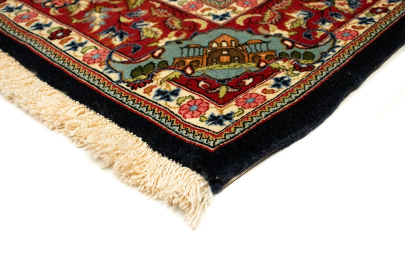 Qom Rug 162x102cm - Persian Rugs