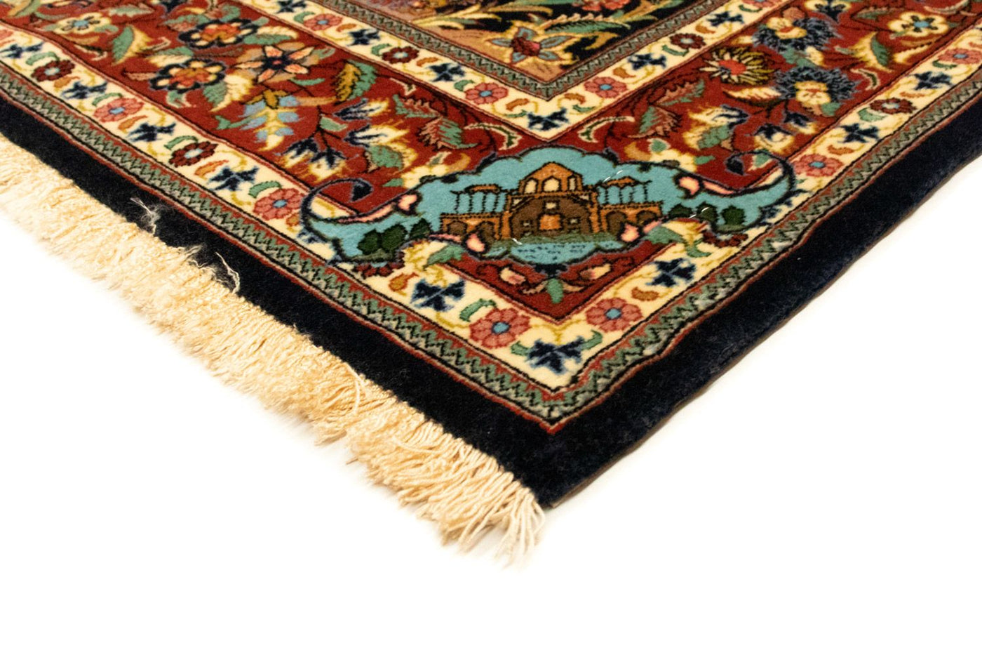 Qom Rug 153x102cm - Persian Rugs