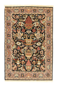 Perser Rug - Ghom - 157 x 102 cm - black