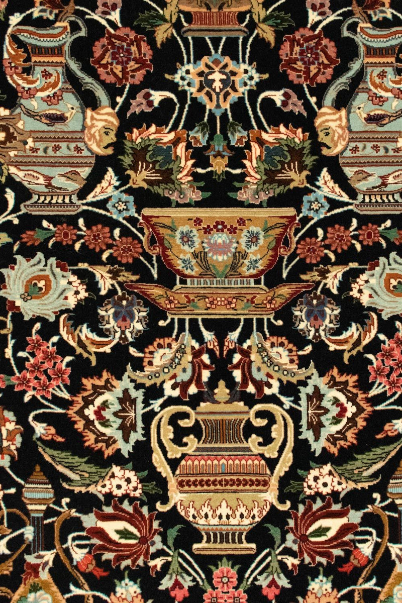 Perser Rug - Ghom - 157 x 102 cm - black