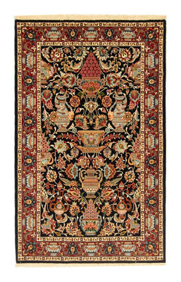 Perser Rug - Ghom - 161 x 102 cm - black