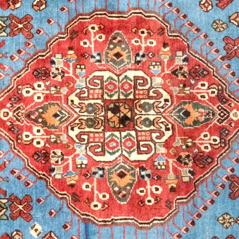 Perser Rug - Nomadic - 203 x 158 cm - light blue