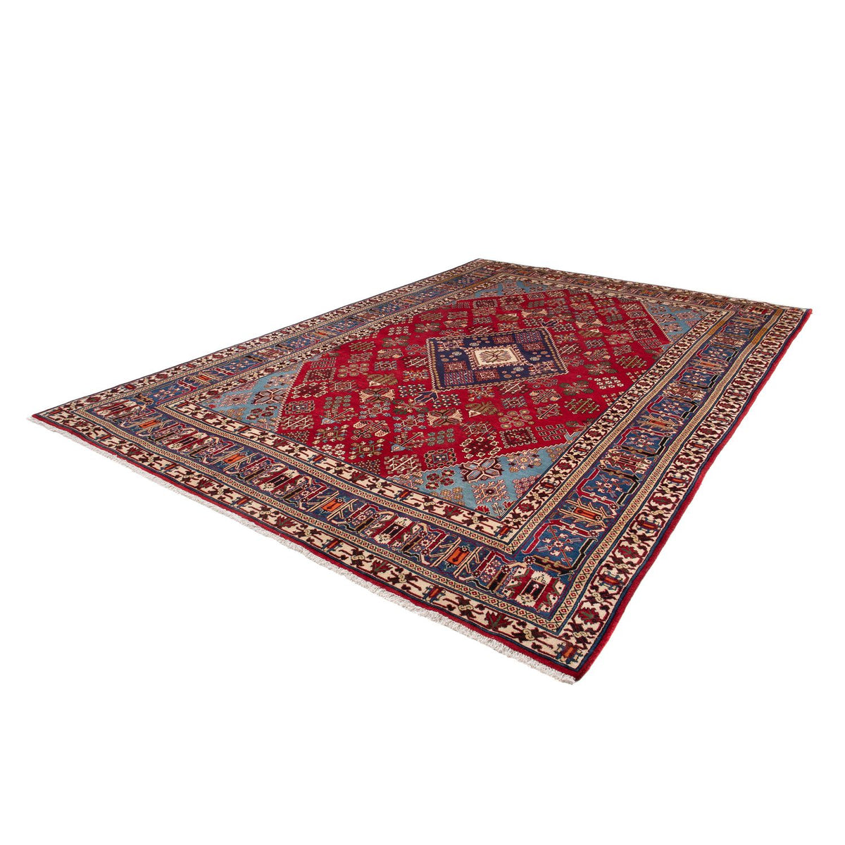 Perser Rug - Nomadic - 357 x 240 cm - dark red