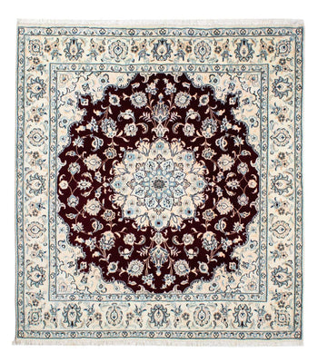 Perser Rug - Nain - Royal square  - 156 x 143 cm - dark red