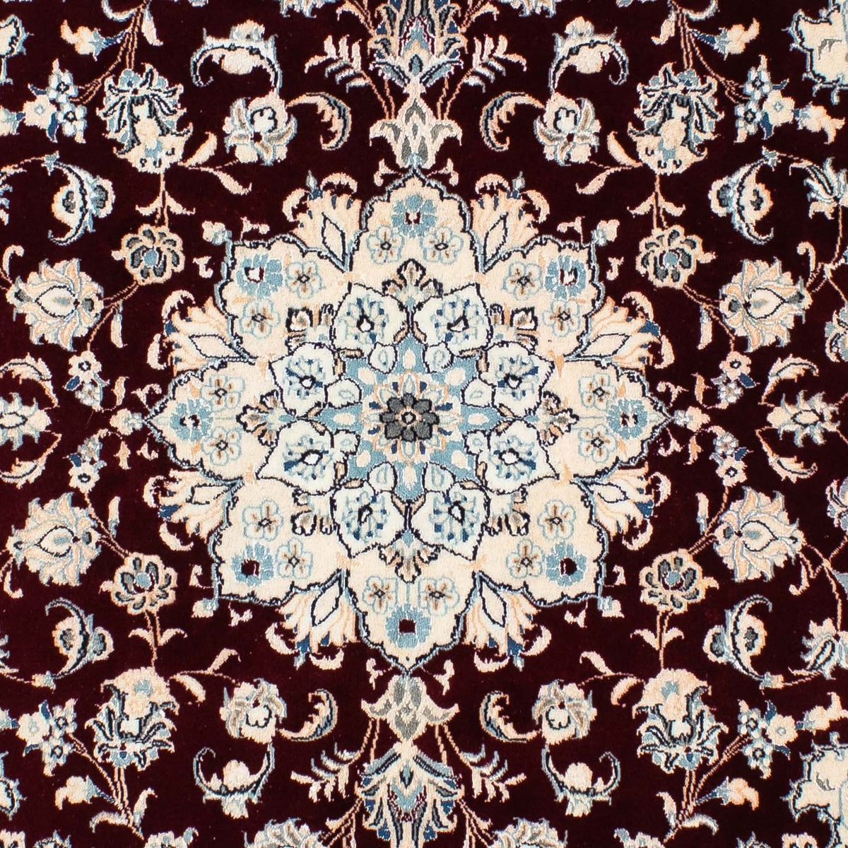 Perser Rug - Nain - Royal square  - 156 x 143 cm - dark red