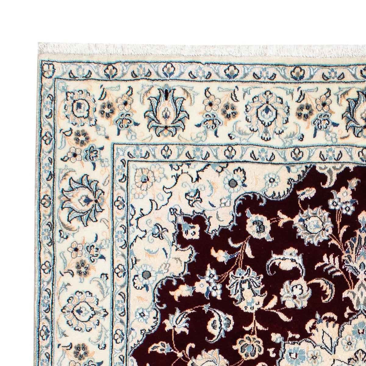 Perser Rug - Nain - Royal square  - 156 x 143 cm - dark red