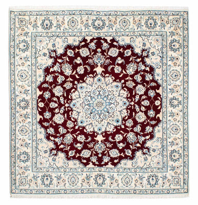 Perser Rug - Nain - Royal square  - 154 x 143 cm - dark red