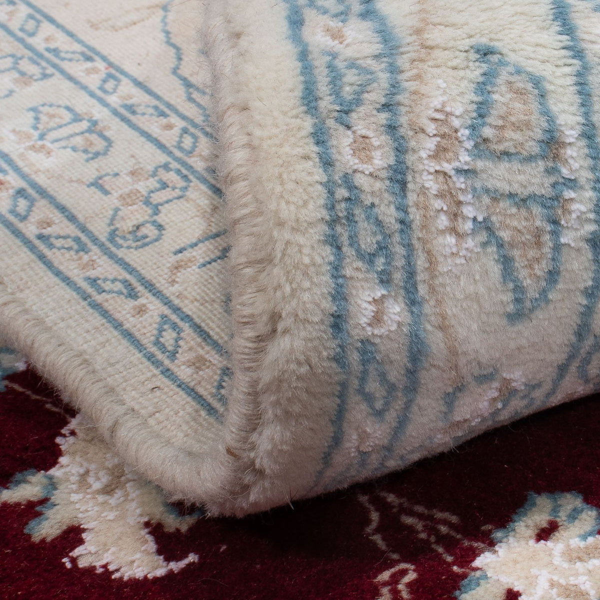 Perser Rug - Nain - 288 x 203 cm - dark red