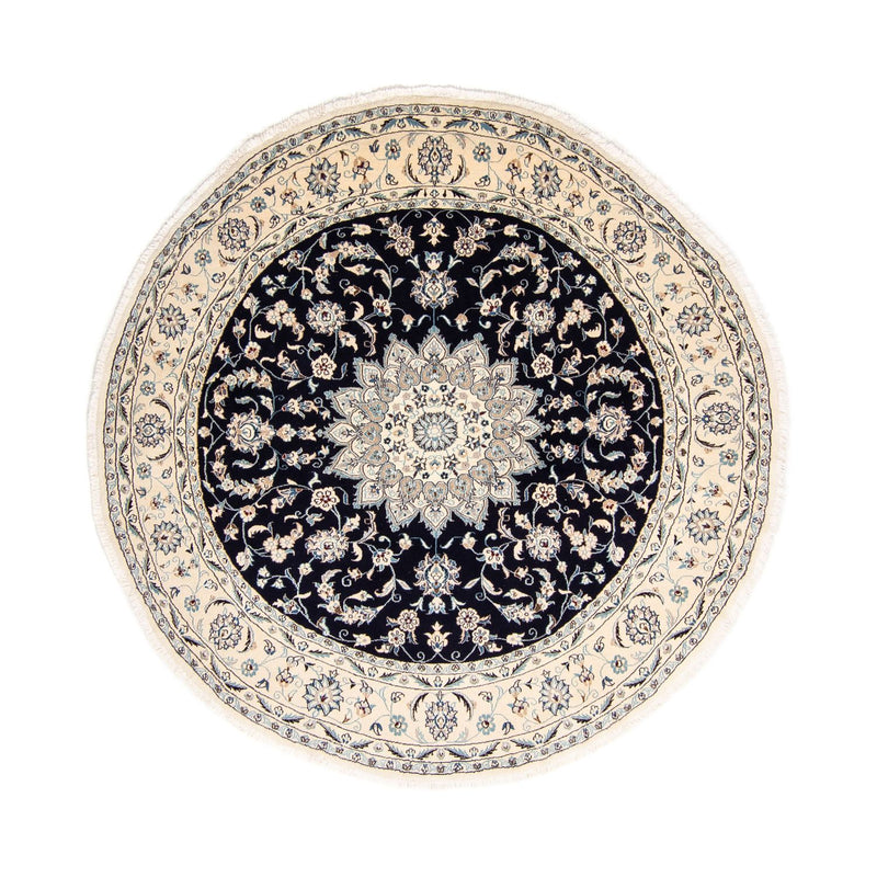 Perser Rug - Nain round  - 250 x 250 cm - dark blue