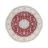 Nain Rug 250x250cm - Persian Rugs - Round / Dark Red / 250 x 250 cm Round