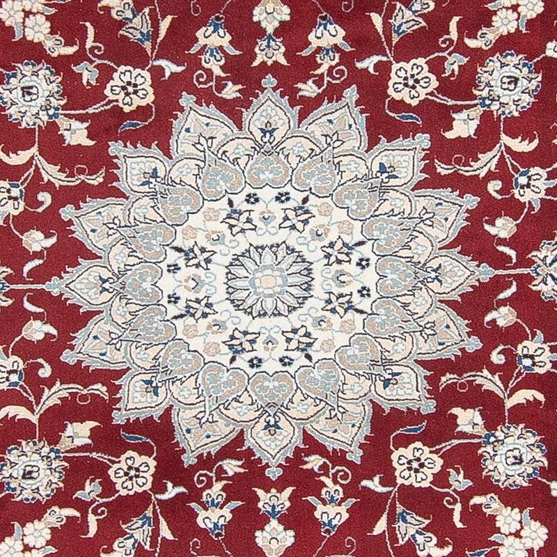 Perser Rug - Nain round  - 250 x 250 cm - dark red
