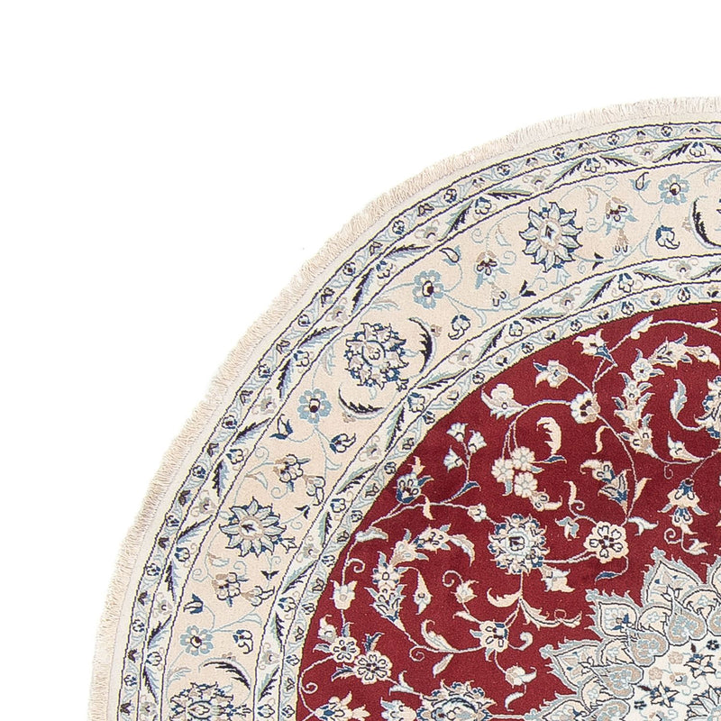 Perser Rug - Nain round  - 250 x 250 cm - dark red