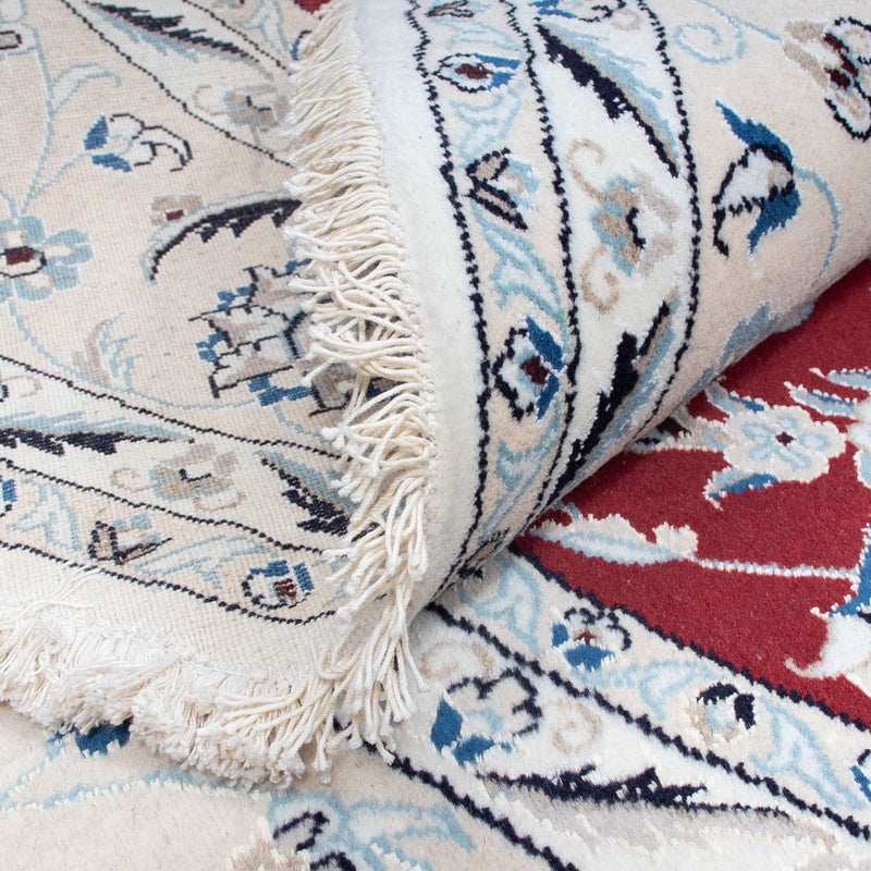 Perser Rug - Nain round  - 250 x 250 cm - dark red