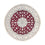 Perser Rug - Nain round  - 240 x 240 cm - dark red