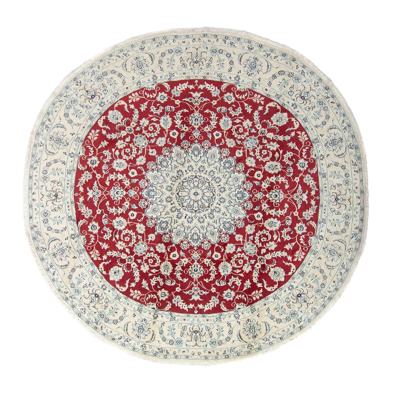 Perser Rug - Nain round  - 300 x 300 cm - red