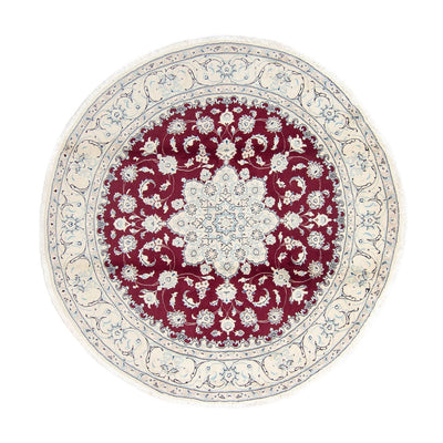 Perser Rug - Nain - Royal - 250 x 250 cm - dark red