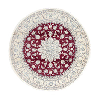 Perser Rug - Nain - Royal - 250 x 250 cm - dark red