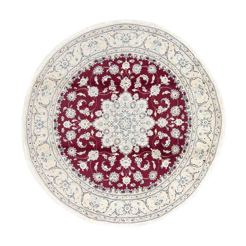 Perser Rug - Nain - Royal - 250 x 250 cm - dark red